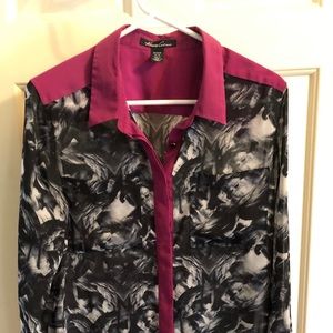 Kenneth Cole long sleeve top/ blouse